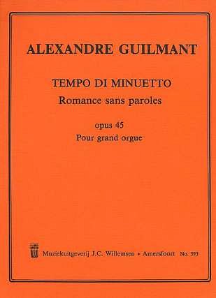 F.A. Guilmant: Tempo Di Minuetto Romance Sans Paroles Opus 45