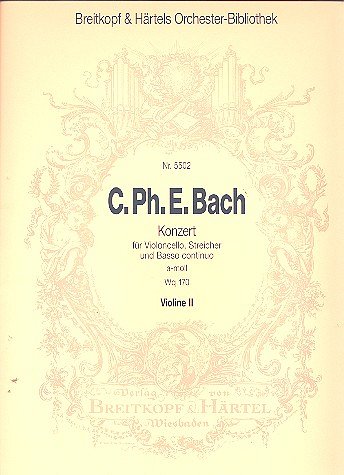 C.P.E. Bach: Konzert A-Moll Wq 170