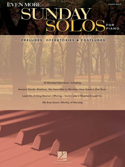 Even More Sunday Solos for Piano, Klav