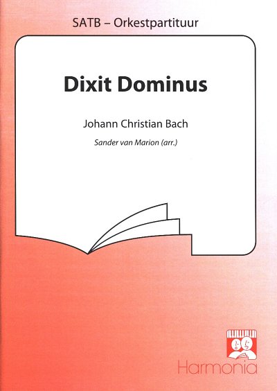 AQ: J.C. Bach: Dixit Dominus, 4GesGchOrchO (Part.) (B-Ware)