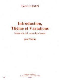 P. Cogen: Introduction, theme et variations, Org