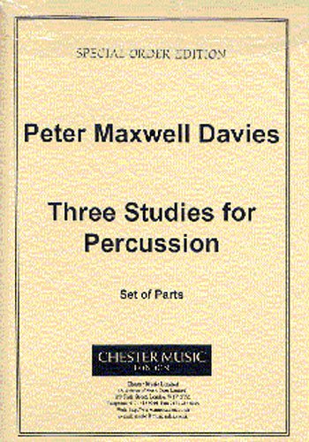 Three Studies For Percussion Parts, Perc