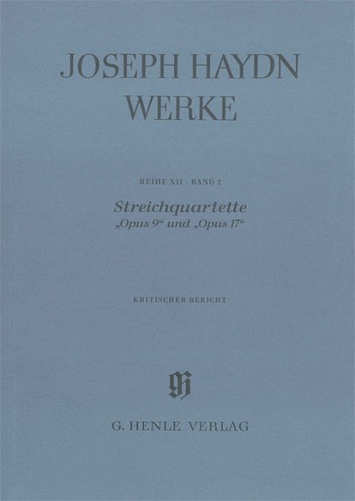 H. Joseph: Streichquartette op. 9 und op. 17