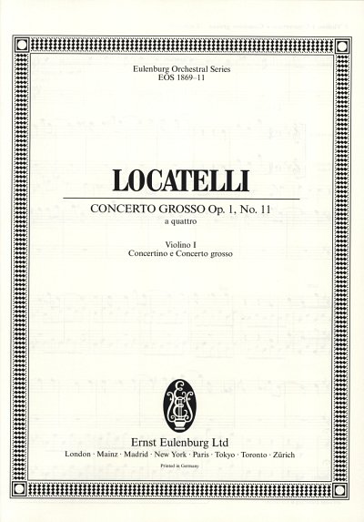 P.A. Locatelli: Concerto Grosso op. 1/11