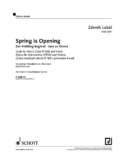 Z. Lukáš: Der Frühling beginnt
