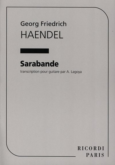 G.F. Händel: Sarabande, Git/Lt