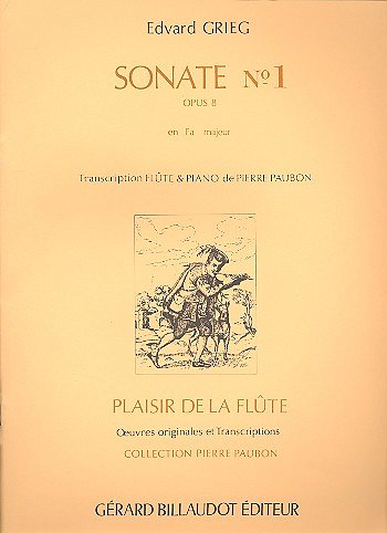 E. Grieg: Sonate Nø1 Opus 8, FlKlav (KlavpaSt)