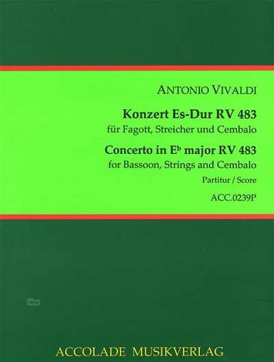 A. Vivaldi: Konzert Es-Dur RV 483, FgStrCemb (Part)