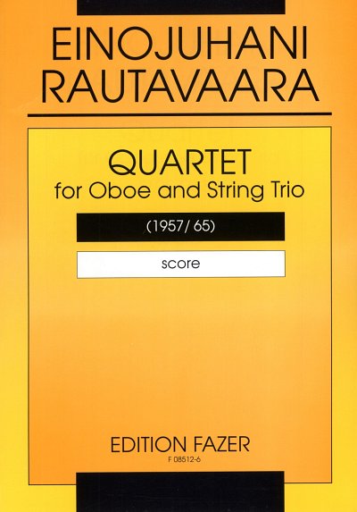E. Rautavaara: Quartett (Stp)
