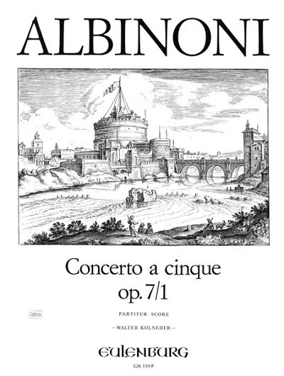 T. Albinoni: Concerto D-Dur op. 7/1, Stro (Part.)