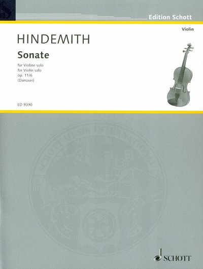 P. Hindemith: Sonate op. 11/6, Viol