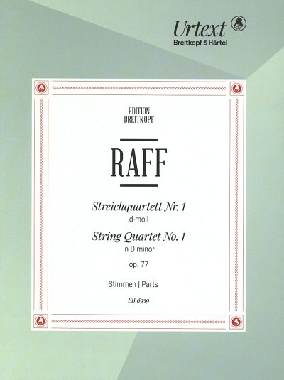 J. Raff: Streichquartett Nr. 1 op. 77, 2VlVaVc (Stsatz)