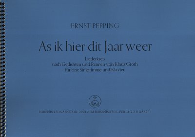 E. Pepping: As ik hier dit Jaar wer (1946), GesHKlav