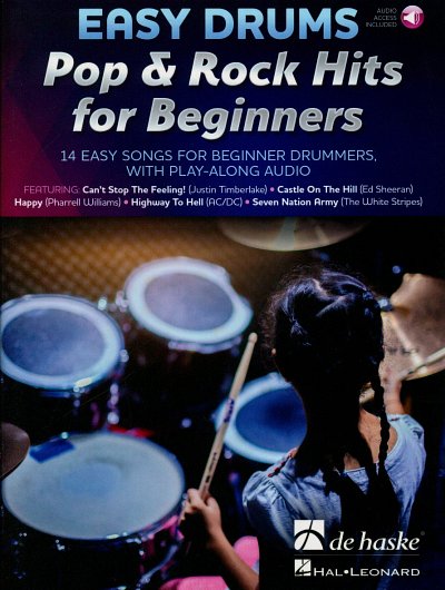 Easy Drums - Pop & Rock Hits for Beginners, Drst (+OnlAudio)