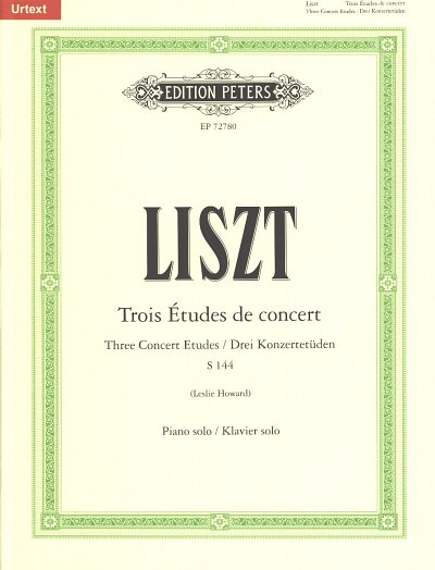F. Liszt: Trois Etudes de concert, Klav