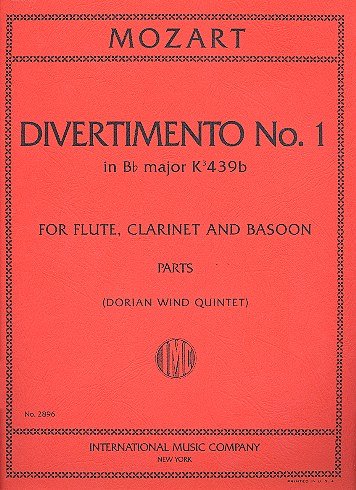 W.A. Mozart: Divertimento K 439A(Anh 229)N.1 (Dorian) (Bu)