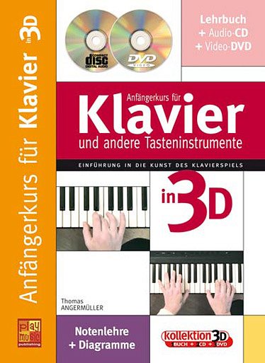 T. Angermüller: Anfängerkurs für Klavier und , Klav (+CDDVD)