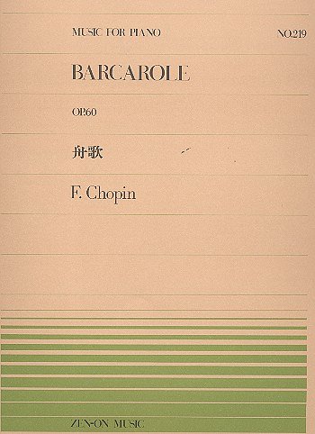 F. Chopin: Barcarole op. 60 Nr. 219, Klav