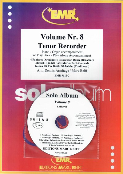 D. Armitage: Solo Album Volume 08, TbflKlv/Org (+CD)
