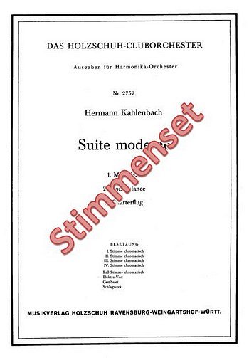 H. Kahlenbach et al.: Suite Moderne