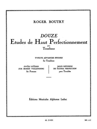 R. Boutry: 12 Etudes de haut Perfectionnement, Pos (Part.)