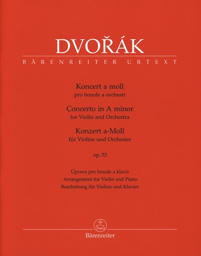 A. Dvo_ák: Konzert für Violine und Orchester , VlKlav (KASt)