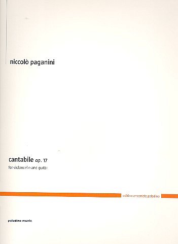 N. Paganini: Cantabile op. 17, VcGit (Pa+St)