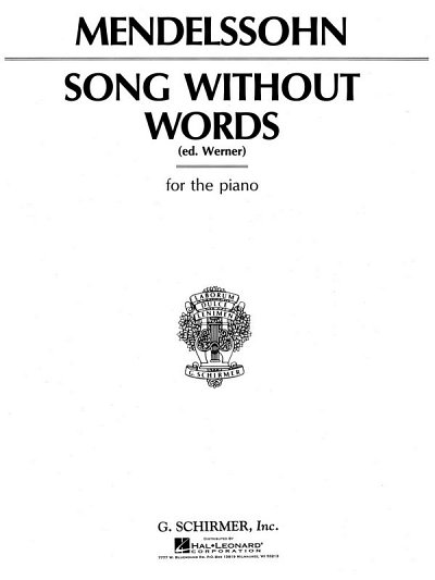 F. Mendelssohn Barth: Song Without Words, Klav