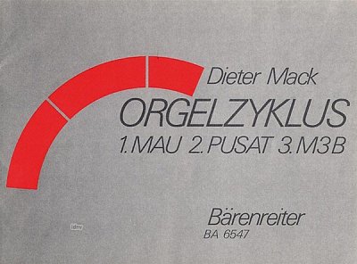 D. Mack: Orgelzyklus, Org (Sppa)