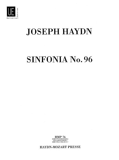 J. Haydn: Sinfonia Nr. 96 D-Dur Hob. I:96, Sinfo (HARM)