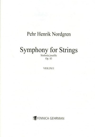 P.H. Nordgren: Symphony for Strings op. 43, Stro (Str33221)