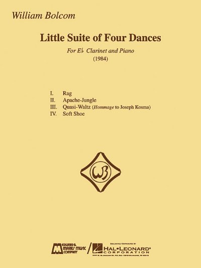 W. Bolcom: Little Suite of Four Dances, KlarKlv (Bu)