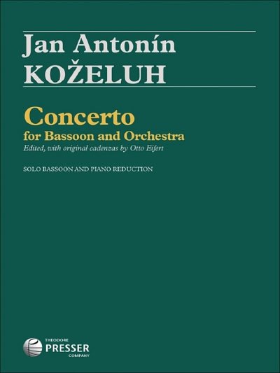 J.A. Kozeluch: Concerto, FagKlav (KASt)