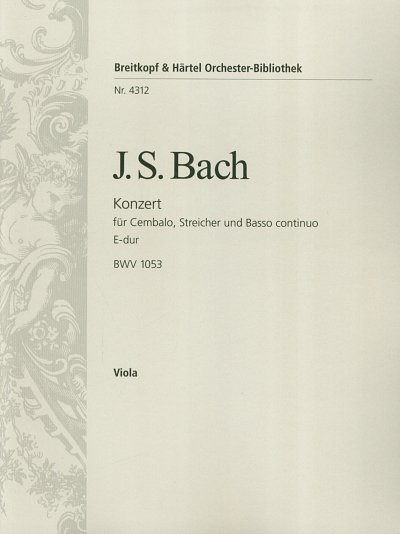 J.S. Bach: Konzert E-Dur Bwv 1053 - Cemb Str