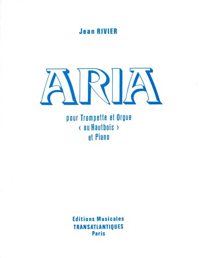 R. Jean: Aria, Trp/ObOrg (KlavpaSt)