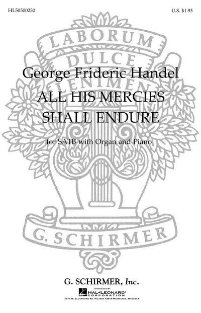 G.F. Händel: All His Mercies Shall Endure, GchKlav (Chpa)