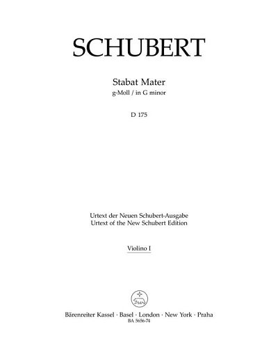 F. Schubert: Stabat Mater g-Moll D 175