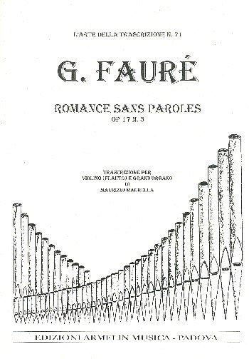 G. Fauré: Romance Sans Paroles Op 17 N 3 (Bu)