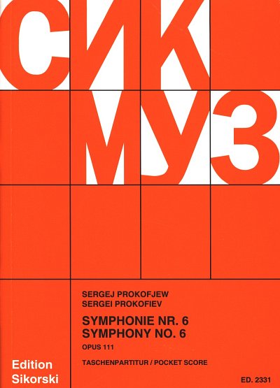 S. Prokofjew: Sinfonie 6 Op 111
