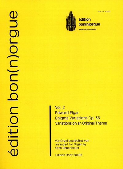 E. Elgar: Enigma Variations op. 36, Org (Part.)