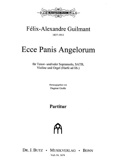 F.A. Guilmant: Ecce Panis Angelorum, GsGch4VlO;Hr (Part.)
