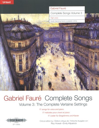 G. Fauré: Complete Songs 3 (The Complete Ve, GesKlav (Part.)