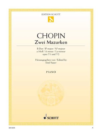 F. Chopin: 2 Mazurkas B-flat major and A minor