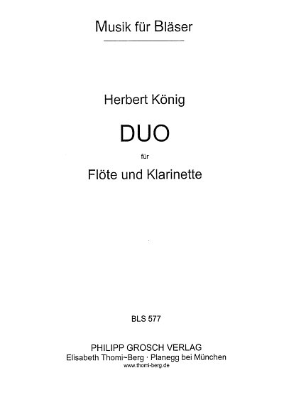 Koenig Herbert: Duett