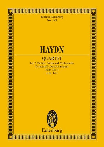 J. Haydn: Quatour à cordes Sol majeur