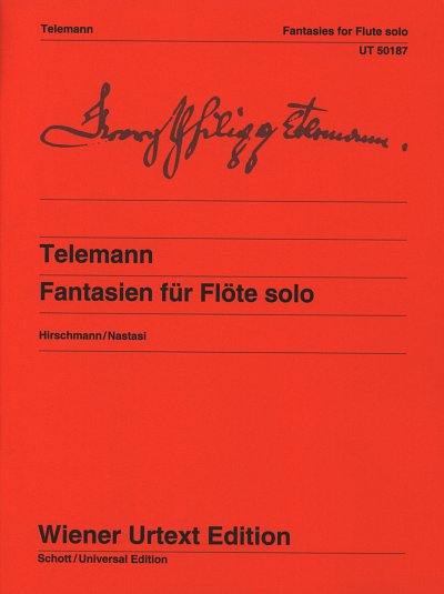 G.P. Telemann: Fantasien fuer Floete solo, Fl