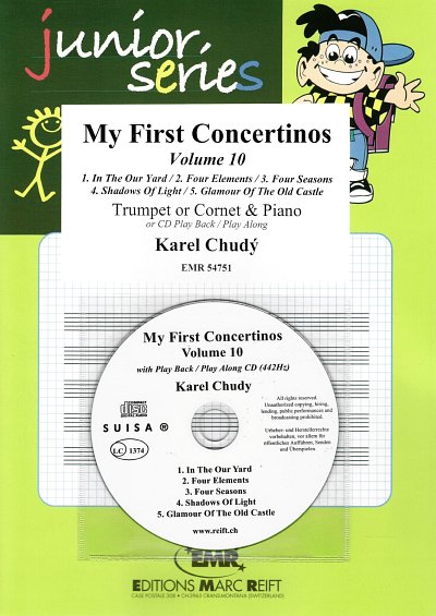 K. Chudy: My First Concertinos Volume 10, Trp/KrnKlav (+CD)