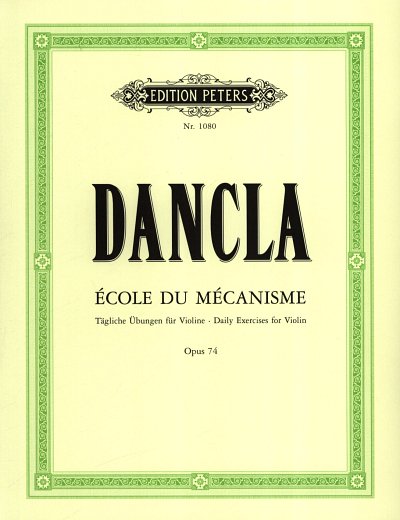 C. Dancla: École du Mécanisme op. 74, Viol