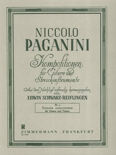 N. Paganini: Sonata concertata