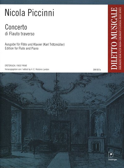 Piccinni Niccolo: Concerto Di Flauto Traverso